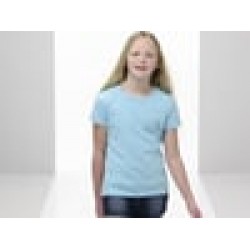 Plain T-Shirt Girls Value Fruit of the loom White 160gsm, Colours 165 GSM